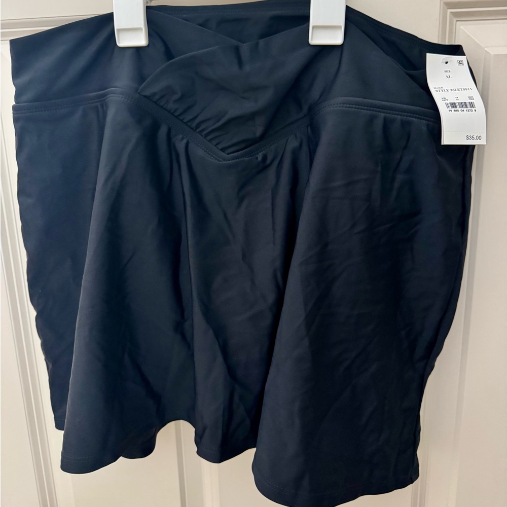 Lands' End Black Swim Skirt - Picture 3 of 5